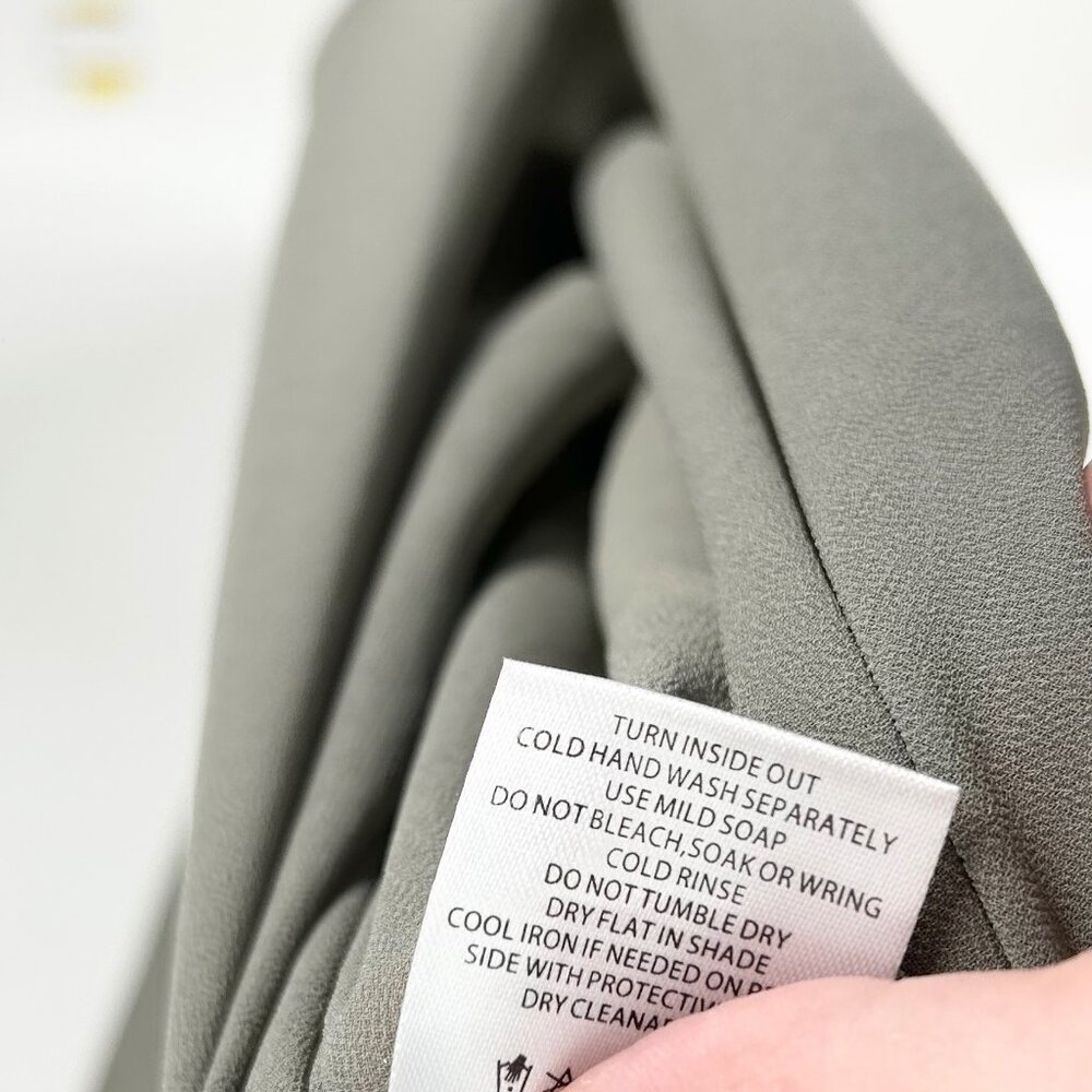 NWT Shona Joy La Lune Ruched Halter Maxi Dress in Sage 4 - Picture 9 of 10